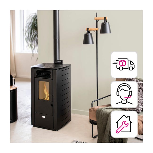 Estufa de pellet EQUATION Hella 7kW